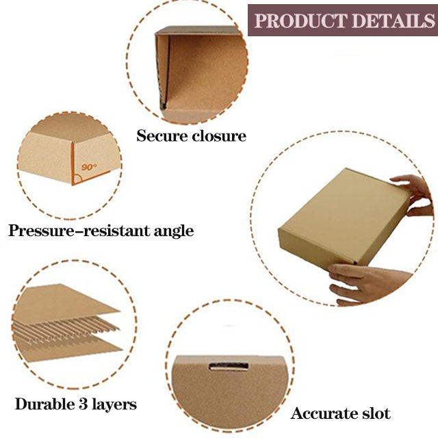 Wholesale Custom Printed Logo Mailers Folding Gift Paper Box Cardboard Black Shipping Corrugated Packaging Mailer Boxes Custom