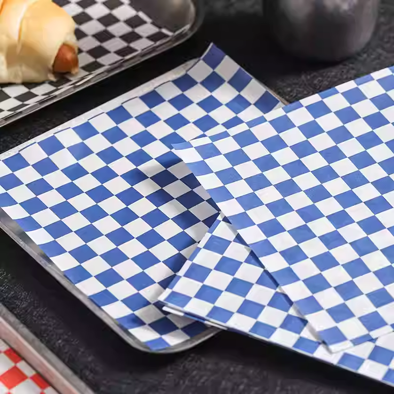Wholesale Environmental Friendly Custom Wax Paper Food Wrapping Deli Paper Burger Wrapping Paper For Food