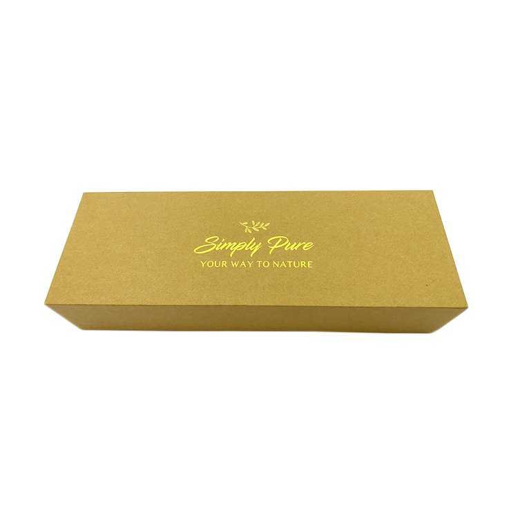 custom elegant lift-off lid gift storage nature brown kraft paper packaging boxes with lid