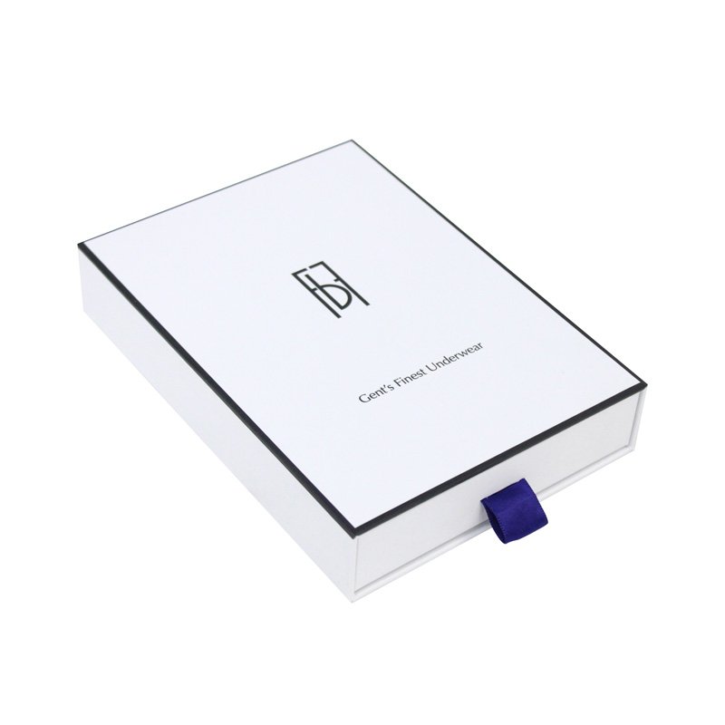 Drawer Slider Sliding Rigid Gift Box for Cosmetic Skincare Scarf Clothing Jewelry Cardboard Gift Drawer Sliding Packaging Box