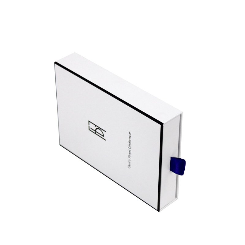 Drawer Slider Sliding Rigid Gift Box for Cosmetic Skincare Scarf Clothing Jewelry Cardboard Gift Drawer Sliding Packaging Box