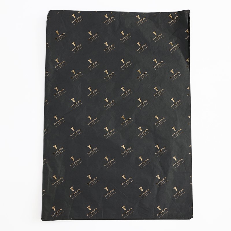 Gift Box Custom Printed Black Tissue Paper Wholesale Packaging Tissue Wrapping Paper