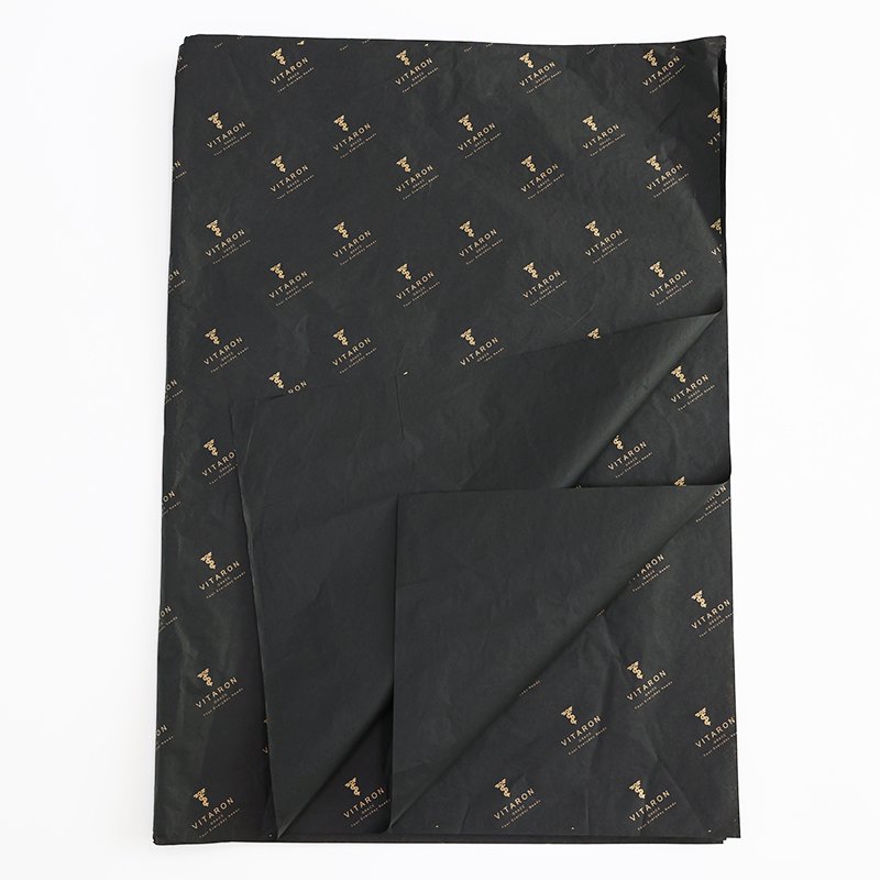 Gift Box Custom Printed Black Tissue Paper Wholesale Packaging Tissue Wrapping Paper