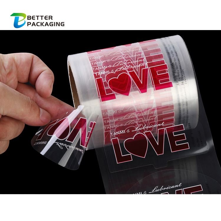 Waterproof Transparent Self Adhesive Stickers Paper Personalized Name Tags Waterpr High Quality Circle Clear Labels