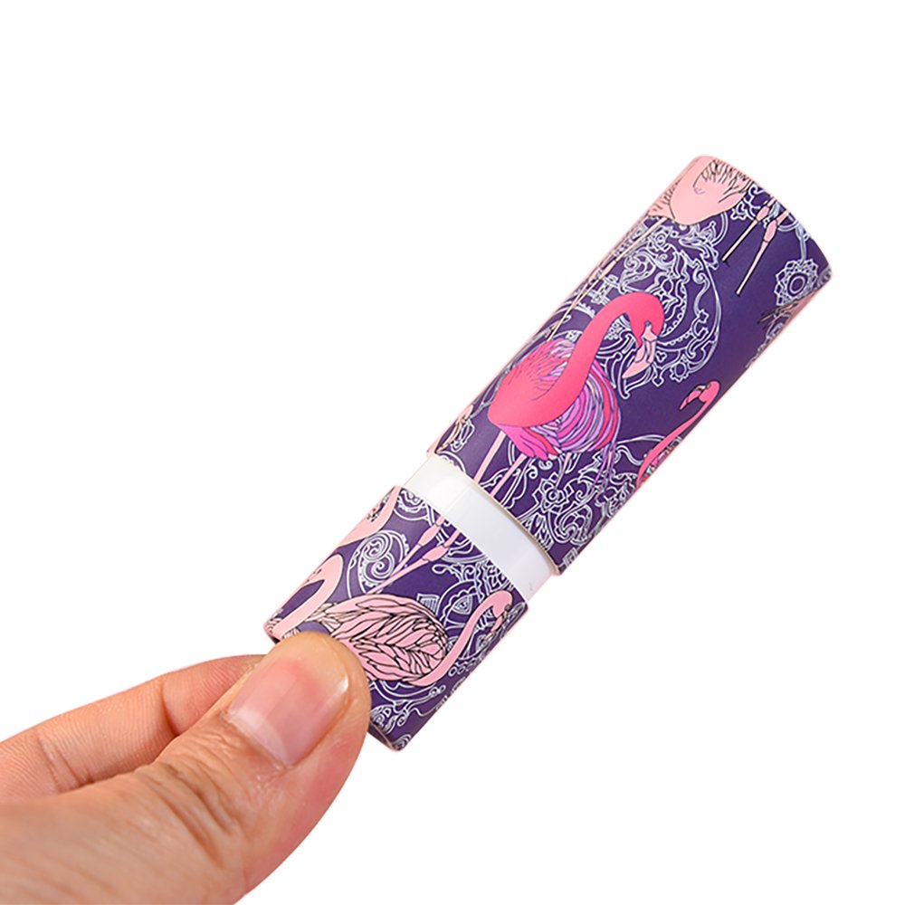 Custom Biodegradable Chapstick Tube Paper Shipping Cans Packaging Paper Tubes Twist Up Paper Lipstick Tubes