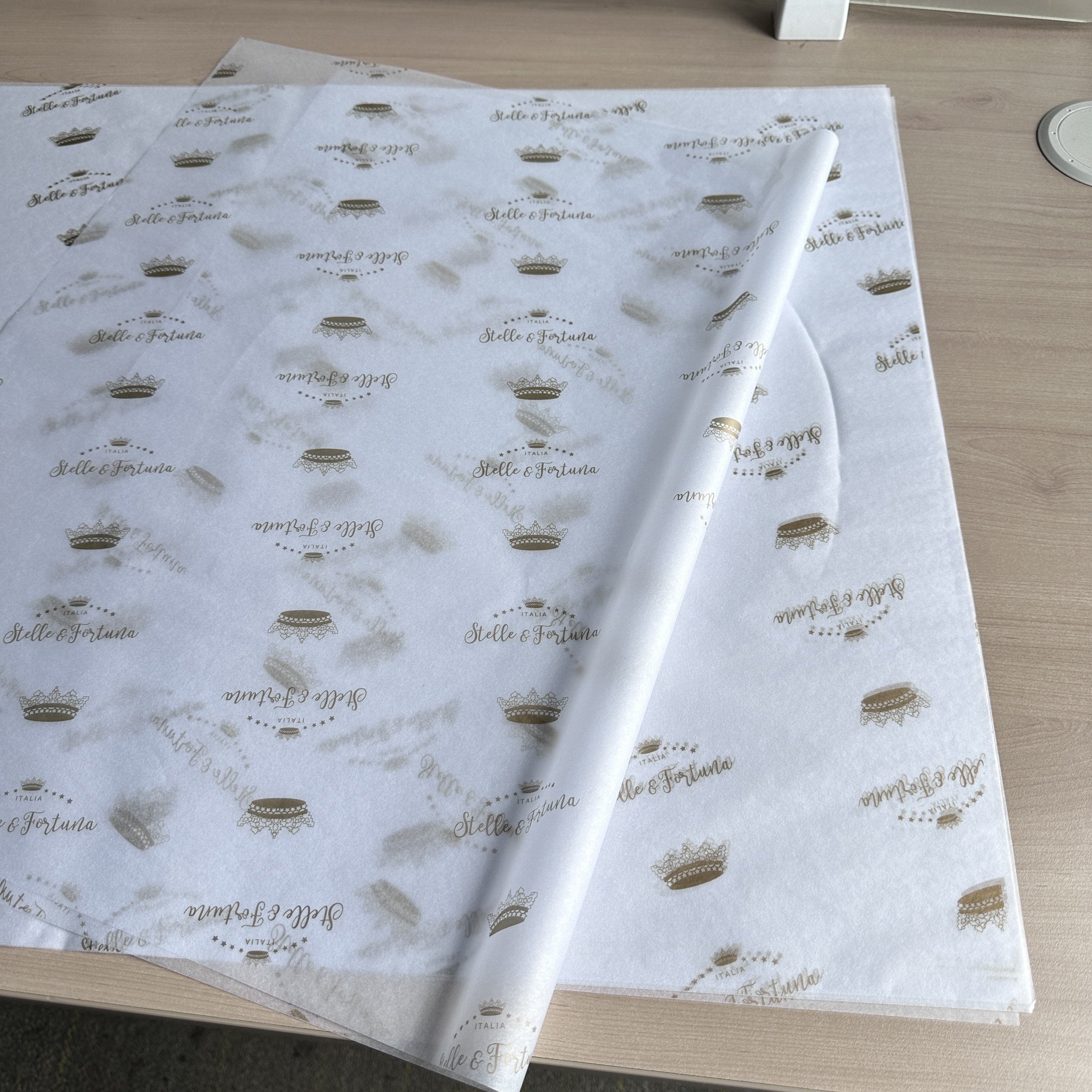 Eco Friendly Custom Wrapping Tissue Paper Floral Bouquet Packing Wrapping Papers With Logo