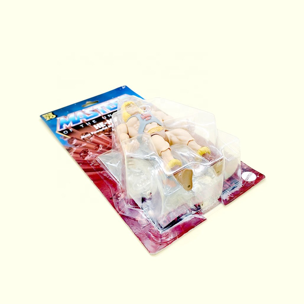 kids toy custom Hanging Box Packaging with Insert Blister plastics for toy Blister Clamshell packaging paper