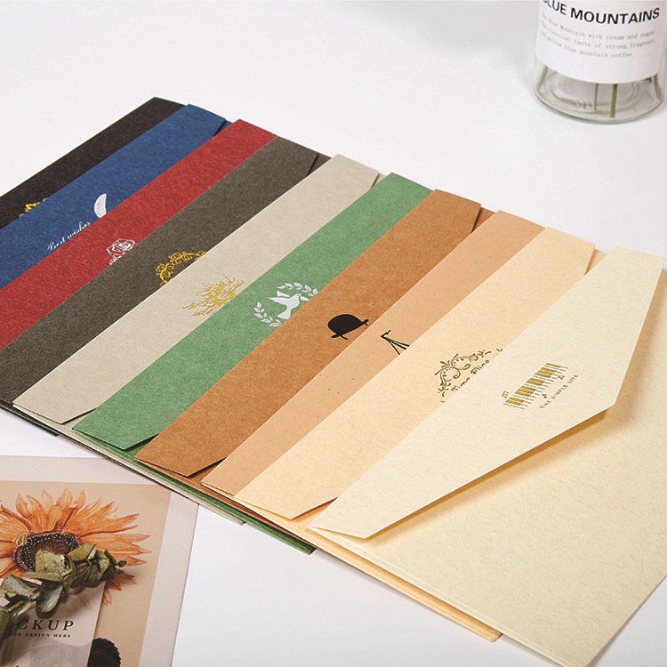 Customize paper Envelope for packing card Bill Invitation Letter with logo