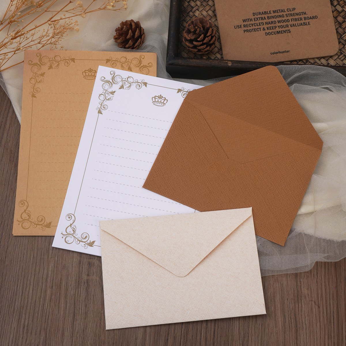 Customize paper Envelope for packing card Bill Invitation Letter with logo