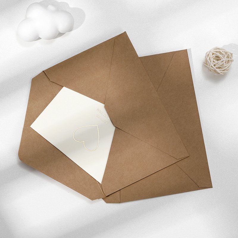Customize paper Envelope for packing card Bill Invitation Letter with logo