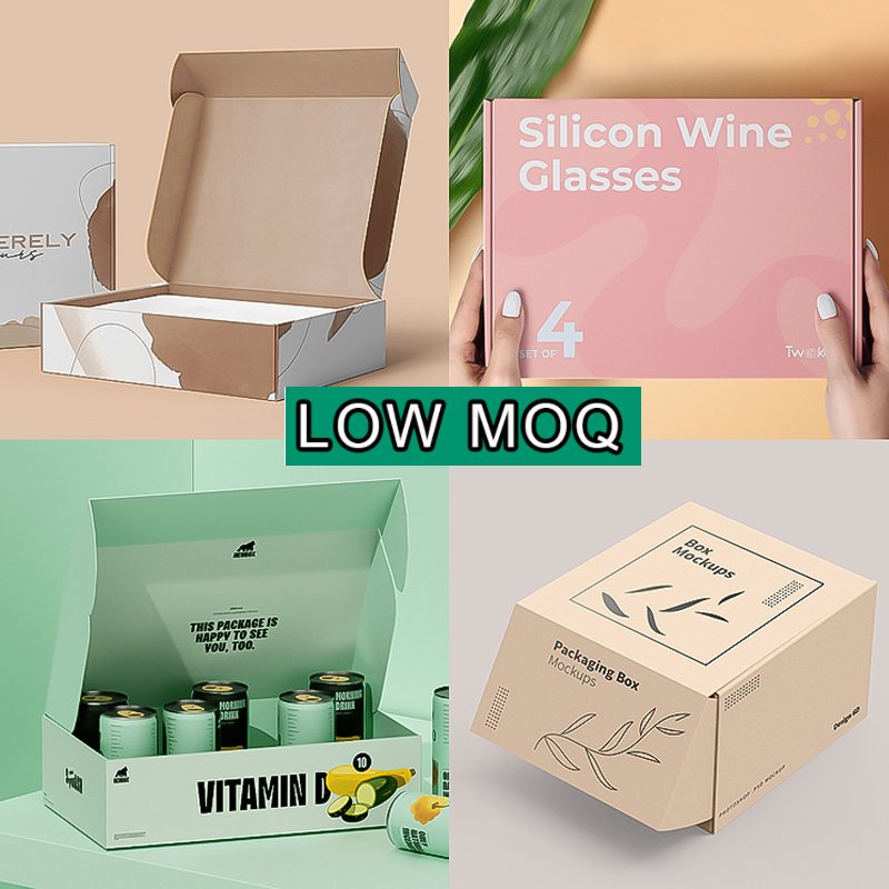 Custom Colored Boxes Logo Packaging Pink Cardboard Printed Eco Clothing Poly Cosmetic Flat Small Mailer Box