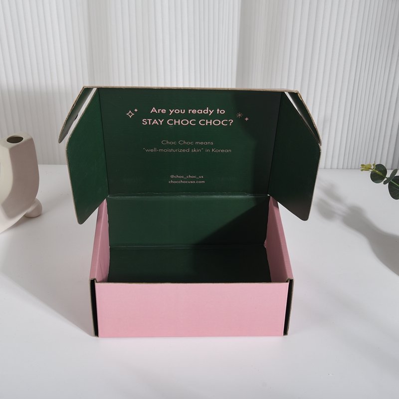 Custom Printed Personal Luxury Shipping Box Corrugated paper packaging Box