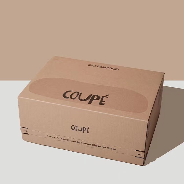 Eco-friendly custom self-sealing tear-off strip express shipping box corrugated cardboard clothing packaging paper boxes