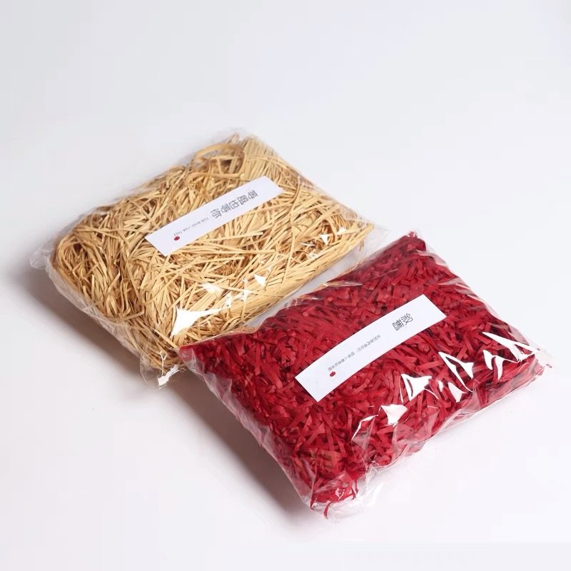 Low Moq In Stock Decorative Eco Friendly Glitter Shreded Paper Gift Filler Paper for Packaging
