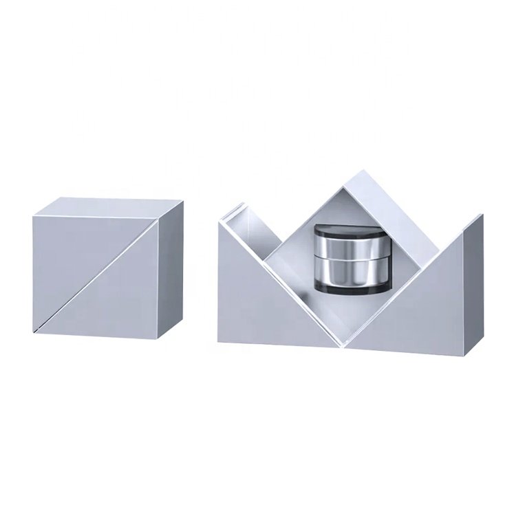Single Bottle Eye Cream Paper Box Shipping Packaging Boxes Design Cosmetic Paper Box For Eye Cream Lotion Beauty Makeup Products