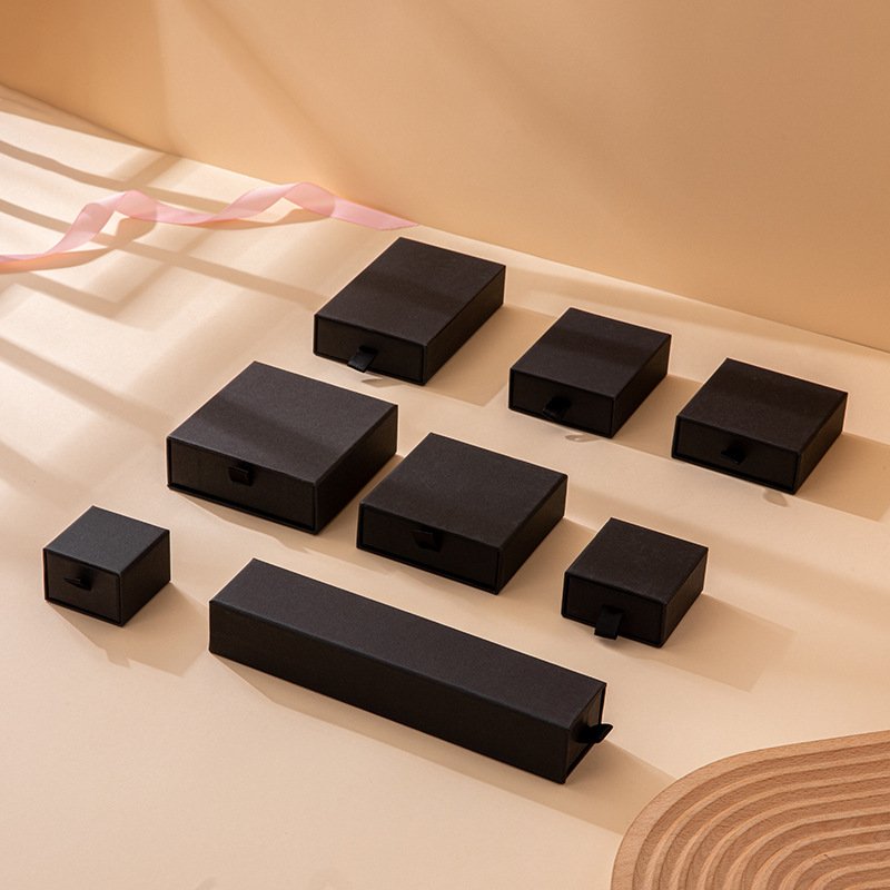 Necklace Bracelet Rings Drawer Box Custom Jewelry Gift Paper Boxes Packaging Organizer With Logo Packaging