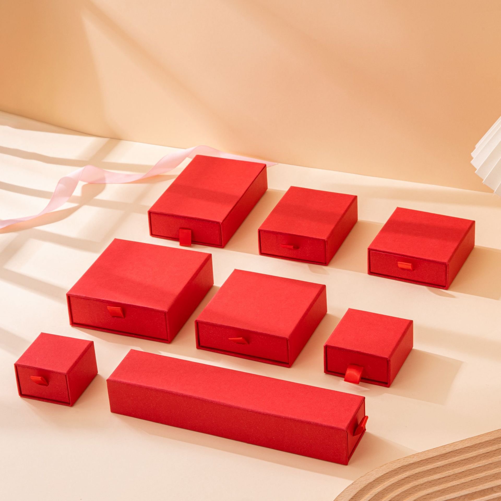 Necklace Bracelet Rings Drawer Box Custom Jewelry Gift Paper Boxes Packaging Organizer With Logo Packaging
