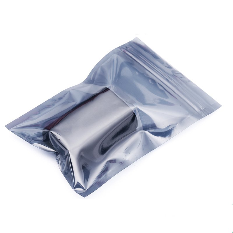 Antistatic Shielding Esd Moisture Barrier Zip Aluminum Foil Vacuum Heat Seal Zipper Plastic Print Stand Up Pouch Mylar 35G Jefe