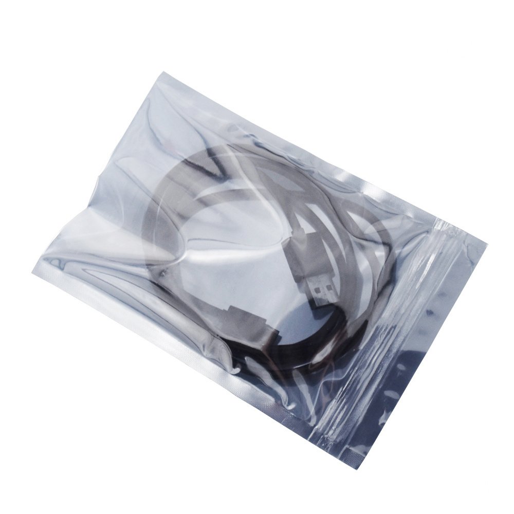 Antistatic Shielding Esd Moisture Barrier Zip Aluminum Foil Vacuum Heat Seal Zipper Plastic Print Stand Up Pouch Mylar 35G Jefe