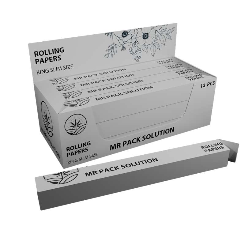 Wholesale Custom Pre Smell Proof Stash Box Roll Recycled Packaging Independent Paper Box