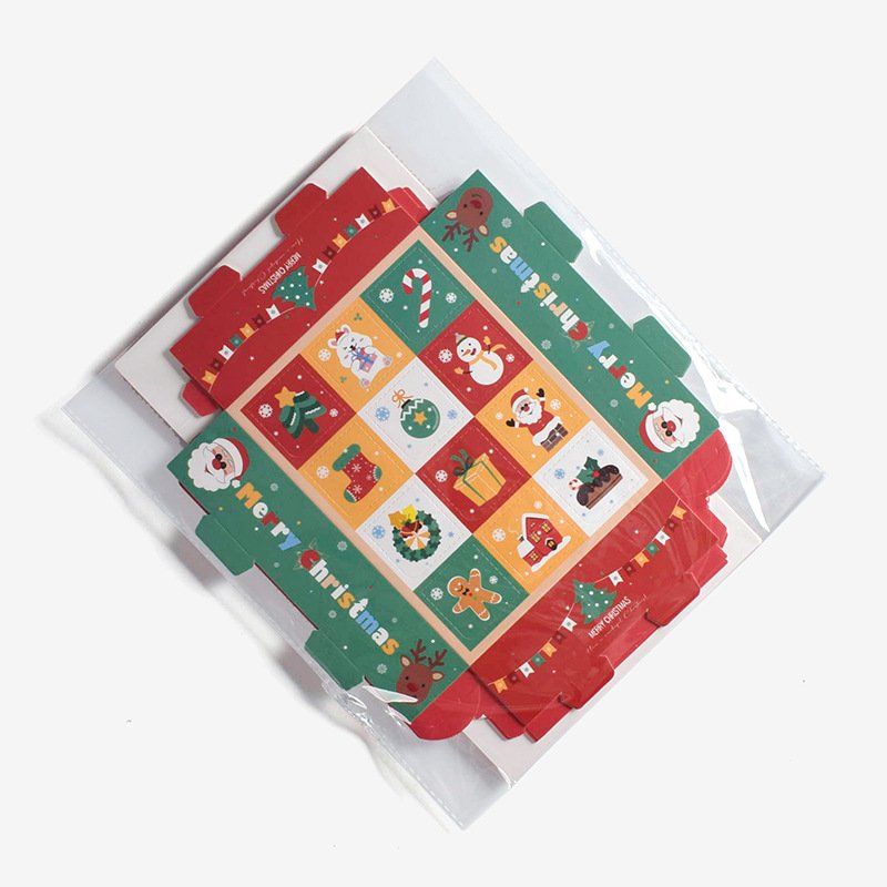 New Style Christmas Decor Treat Gift Box Packaging Christmas Mystery Box Surprise To Fill 12 Empty