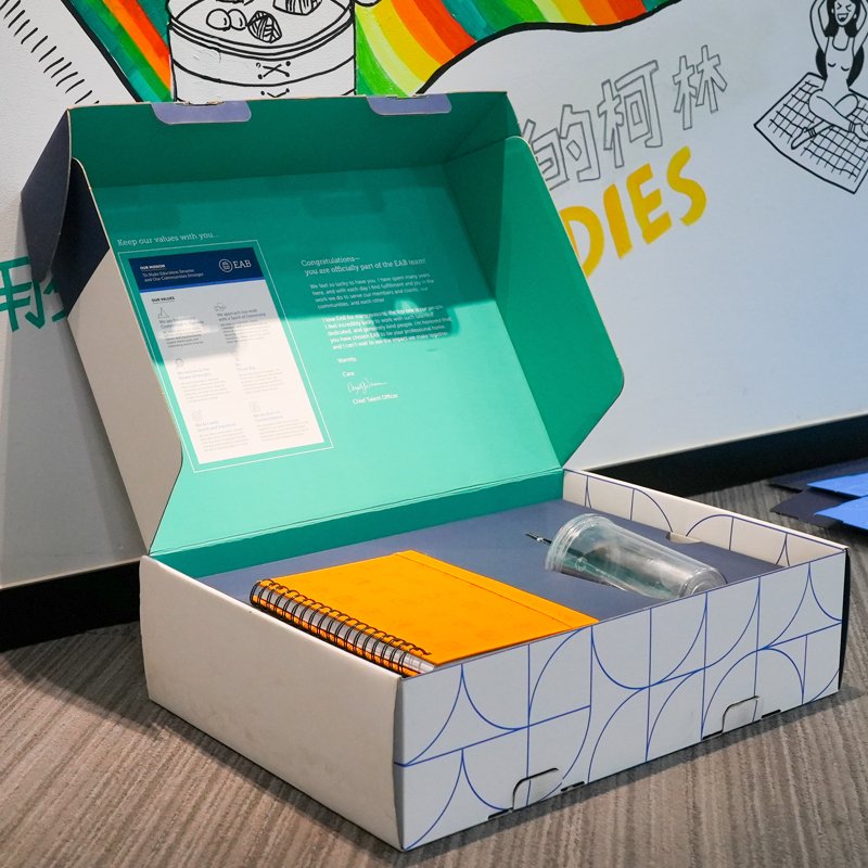 Mailer Box Custom Hot Sale Kraft Portable Biodegradable Environmental Corrugated Gift Set Packaging Paper Box for Stationery
