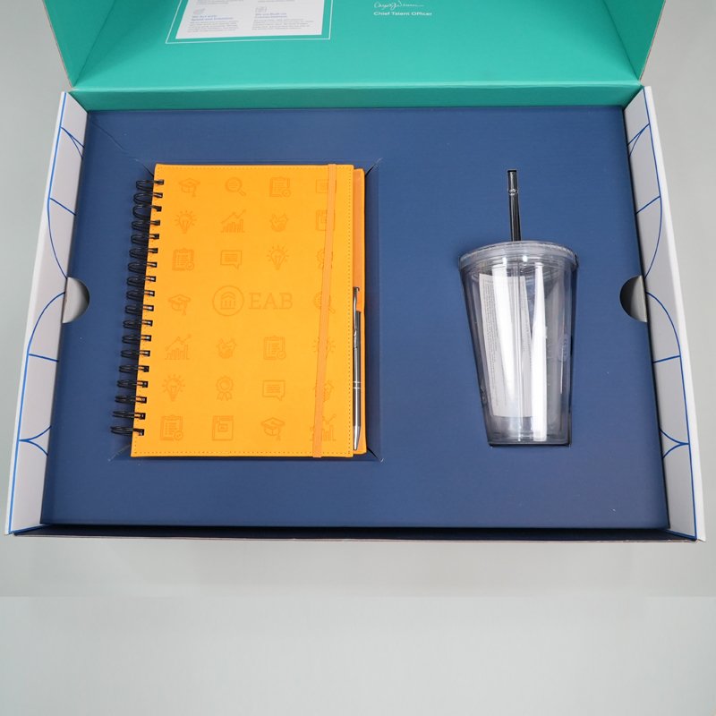 Mailer Box Custom Hot Sale Kraft Portable Biodegradable Environmental Corrugated Gift Set Packaging Paper Box for Stationery