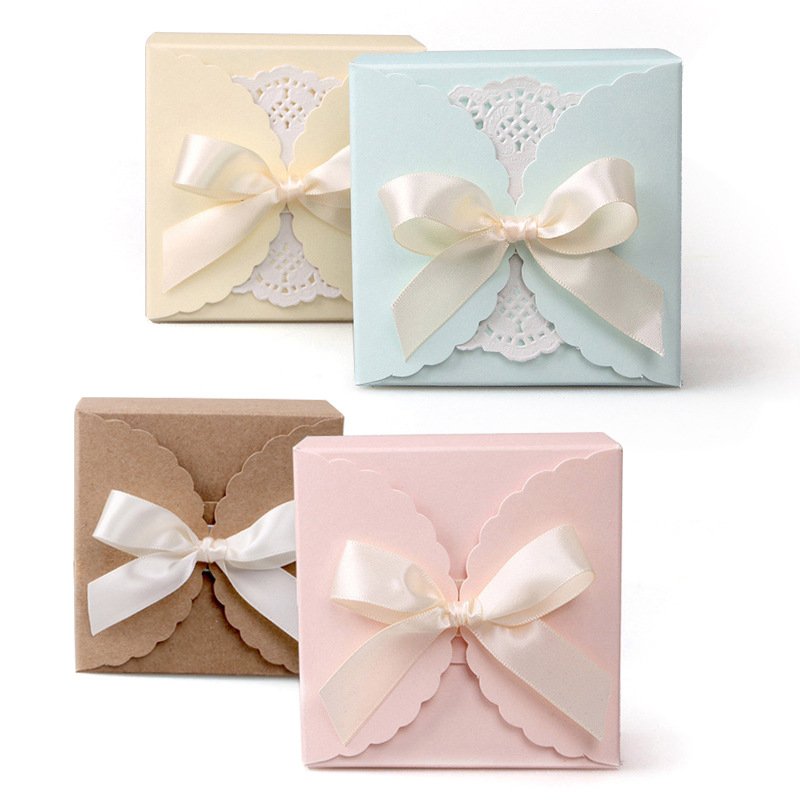 Whole Pink Candy Gift Box Cookie Chocolate Packaging Gift Box Handmade Soap Folding Packaging Paper Box
