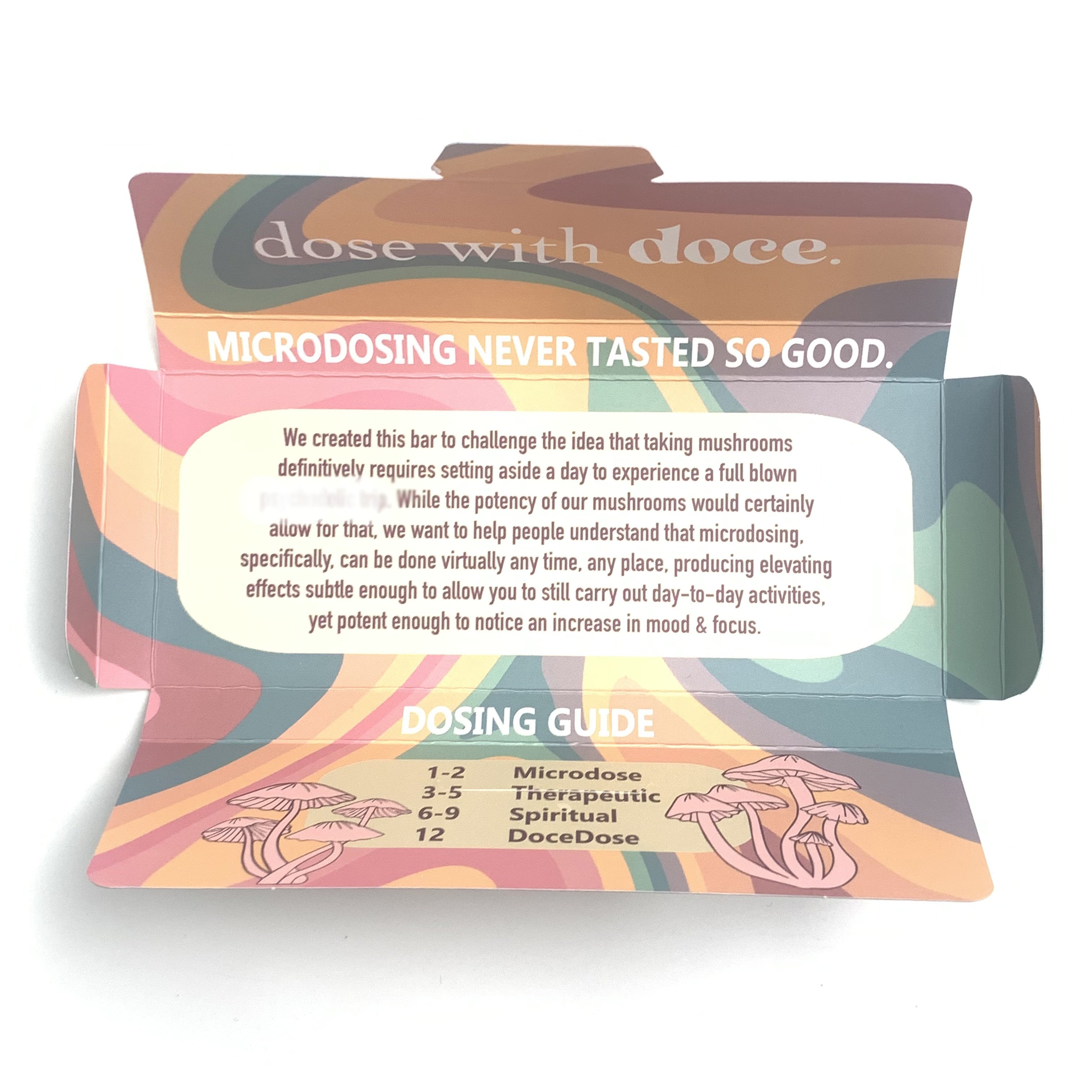Custom Paper Cardboard Shelf Ready Product Retail Packaging Counter Display Mushroom Chocolate Packaging Box