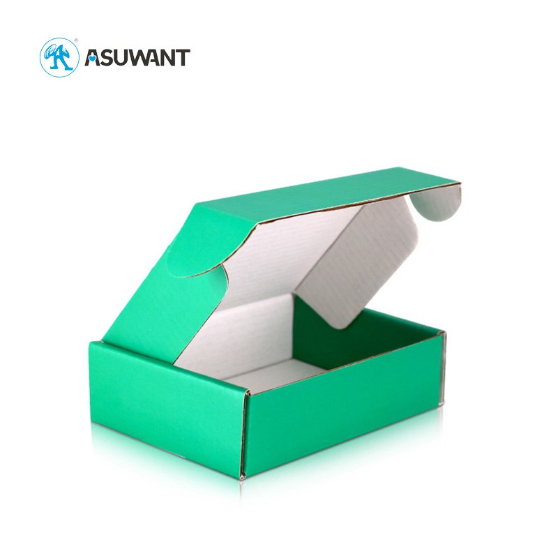 Custom Print Ecommerce Corrugated Paper Boxes Recycled Cardboard Zipper Tear Strip Mailer Packaging Shipping Box Custom Logo