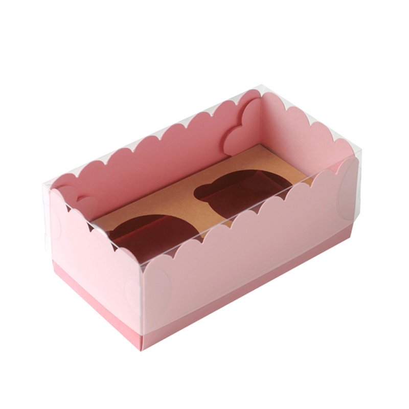 cupcake box custom clear cupcake container cupcake box with lid transparent