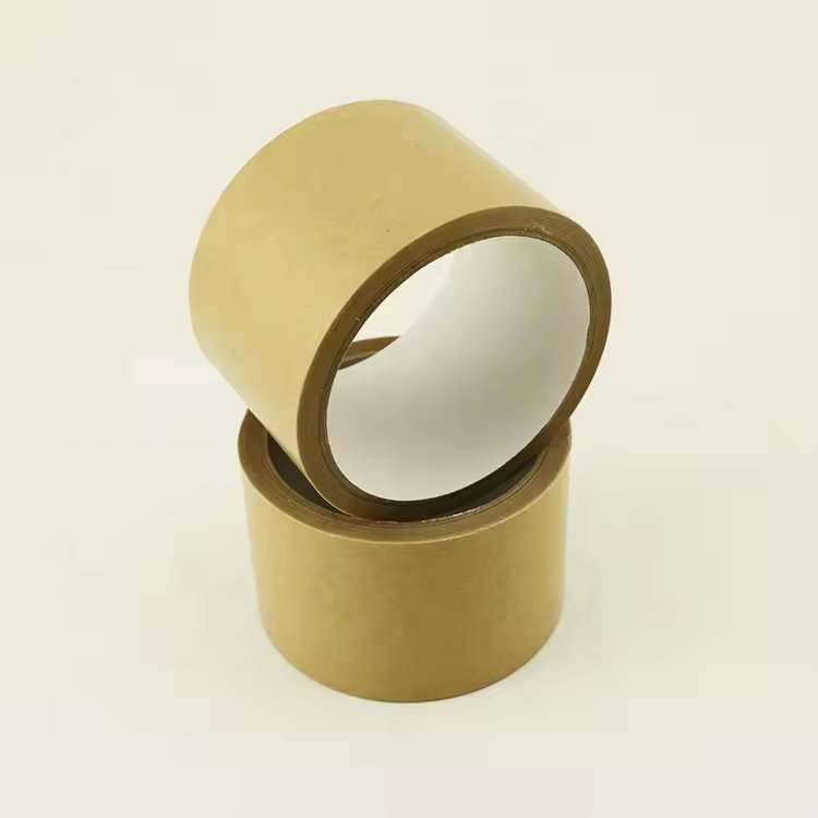 High Tensile Force Strong Adhesive Color Packing Sealing Reiforce Single Side Brown Reinforced Kraft paper Self Tape Shipping