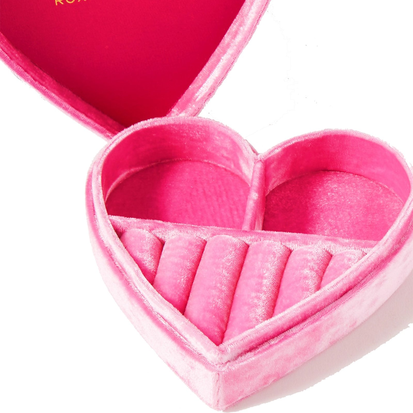 Custom Logo Rings Earrings Organizer Boxes Paper Cardboard Pink Silk Velvet Heart Jewellery Box