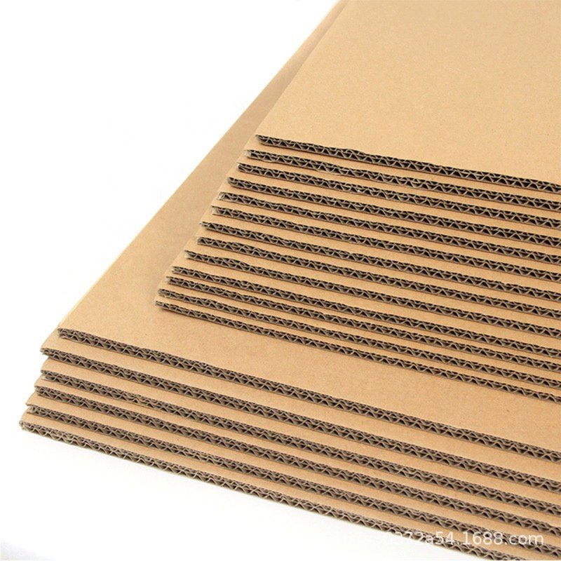 corrugated cardboard sheets 2300x1220mm Recycled honeycomb board high strength Corrugated Paper Sheet E Flute 3 5 7 ply