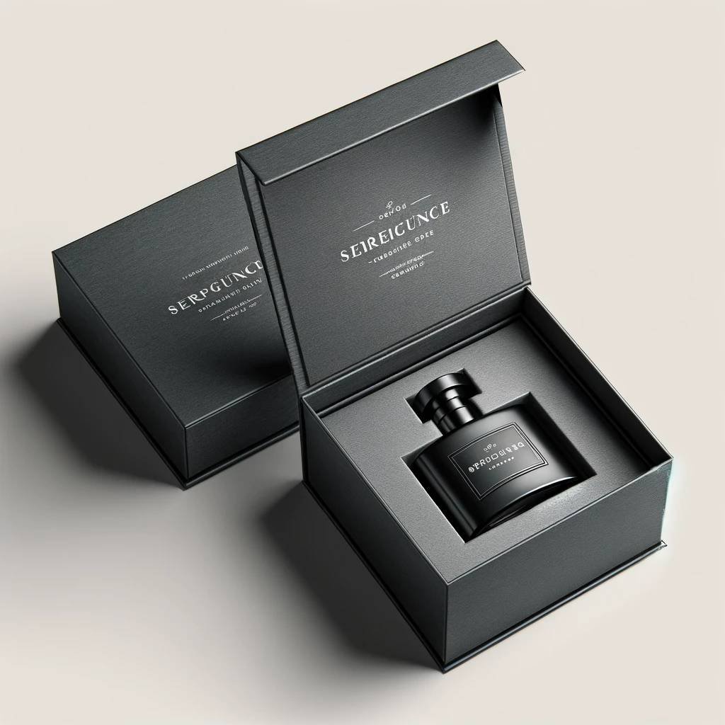 Custom Luxury Rigid Cardboard Perfume Gift Box Cosmetic Perfume Recyclable Magnetic Packaging Box