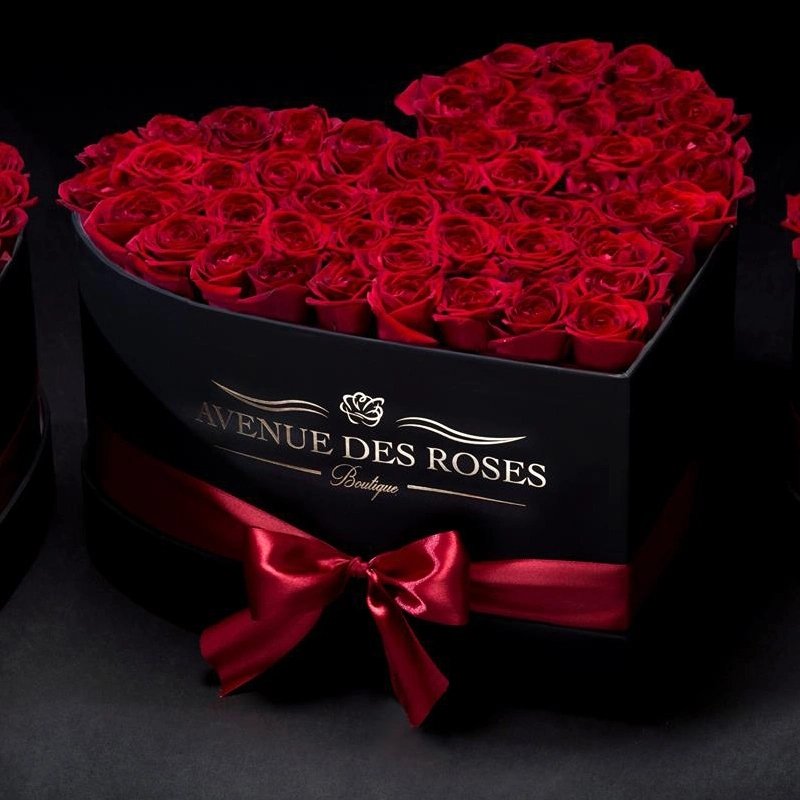 Wholesale Plain Color Luxury Flower Boxes