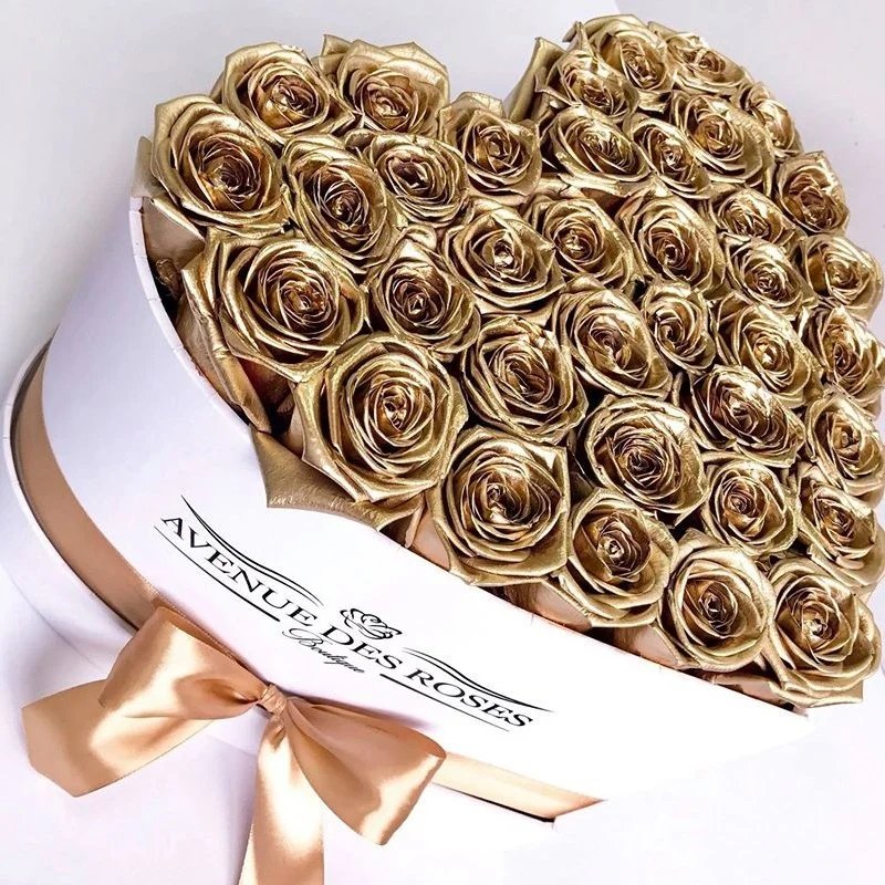 Wholesale Plain Color Luxury Flower Boxes