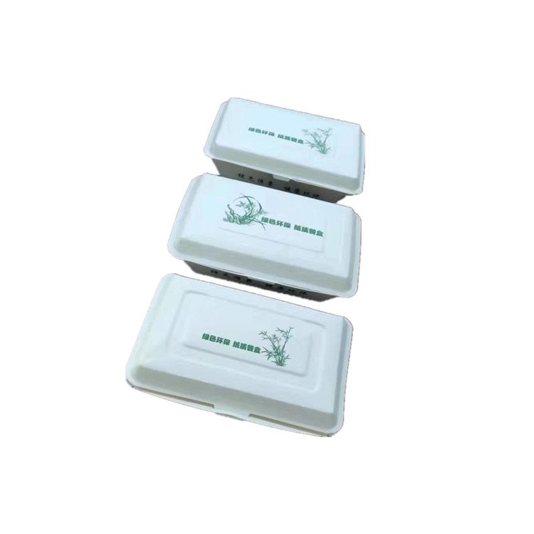eco friendly food take away custom paper packaging rice lunch box with paper box