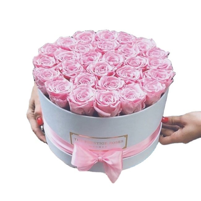 Custom Luxury Hat Box Suede Cardboard Hat box,extra large round gift box,box cardboard round flower gift box with lid