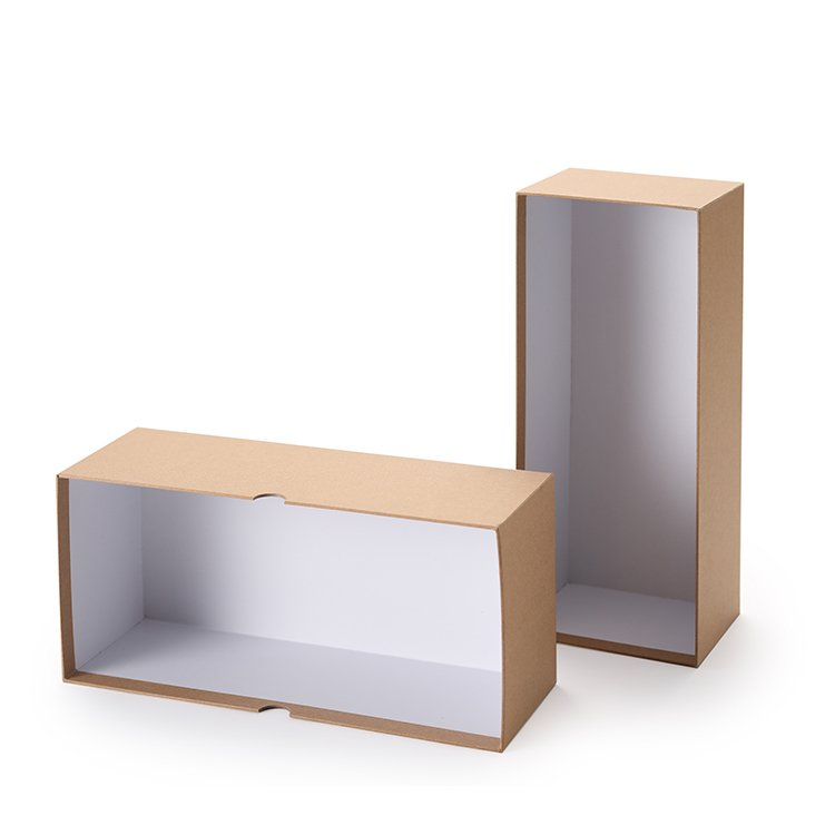 Hot sales luxury customized logo kraft paper storage packaging box base and lid boxes