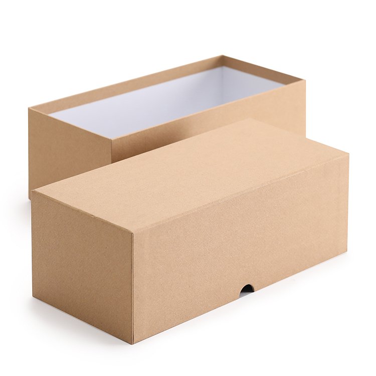 Hot sales luxury customized logo kraft paper storage packaging box base and lid boxes