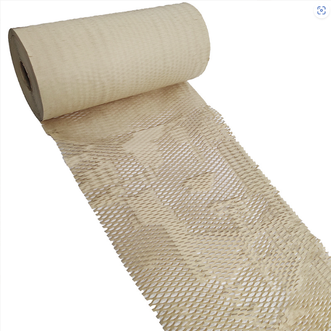 Craft Paper Roll 80 Gsm Unbleached Honey Comb Kraft Paper Carton Packing Brown Virgin Wood Pulp Gift & Craft Reel Craft Accept