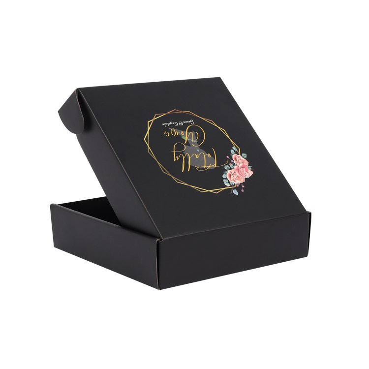customized branded logo big box packaging print folding paper black mailer boxes luxury packaging clothing packaging paper box
