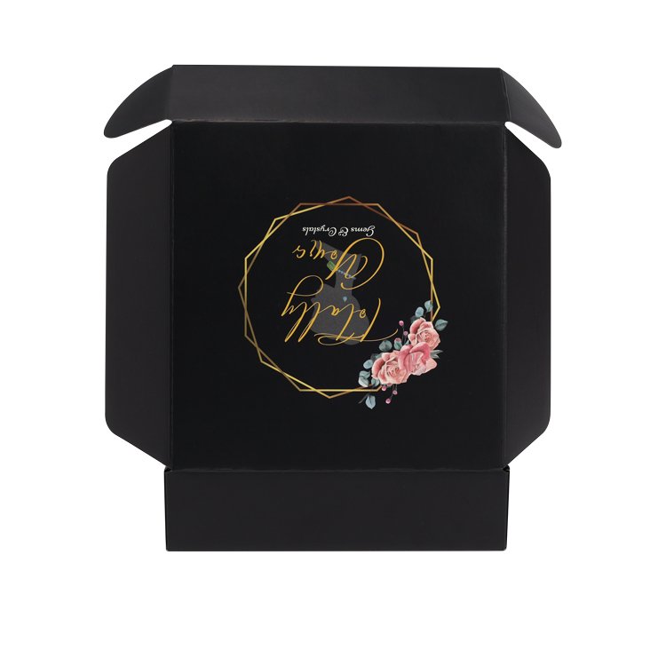 customized branded logo big box packaging print folding paper black mailer boxes luxury packaging clothing packaging paper box