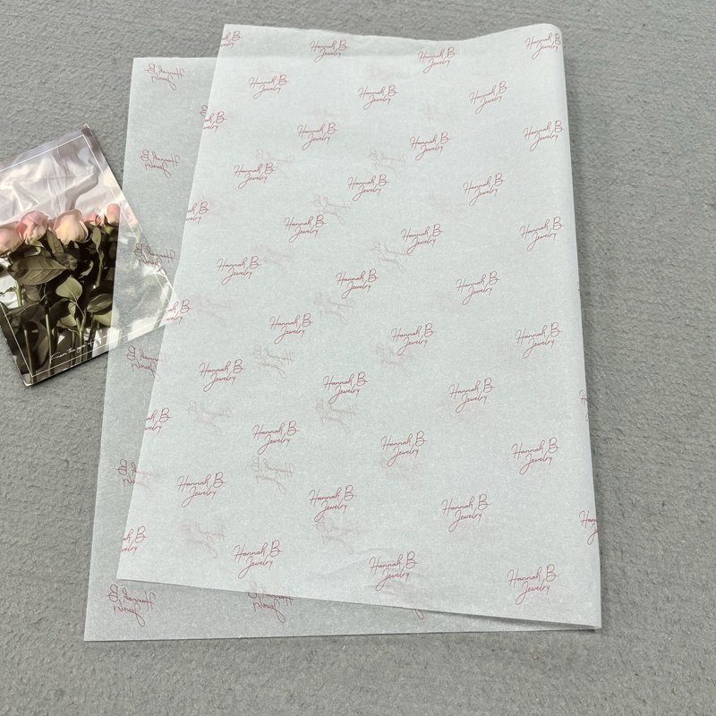 Personalized Silk Packing Paper For Wrapping Clothes Printed Logo Wrapping Tissue Paper For Packaging Garments Shoes