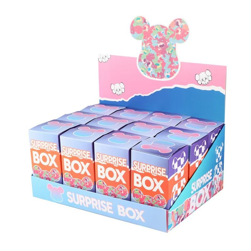 30+ Experienced Paper Printing Manufacturer Customized Blind Box Mystery Surprise Product packaging Paper Boxes with tear strip