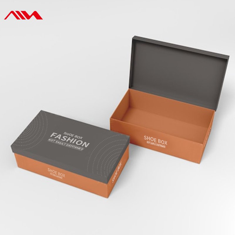 Custom Unique Colorful Printed Logo Corrugated Clothing Mailer Shipping Box for Clothing Shoes Socks Packing Box Square