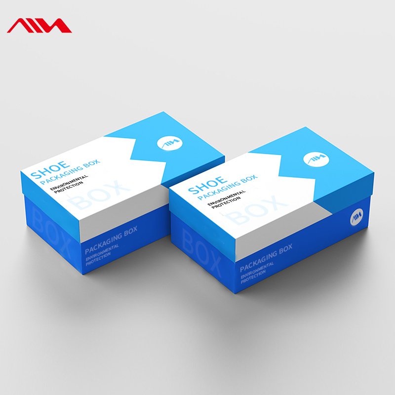 Custom Unique Colorful Printed Logo Corrugated Clothing Mailer Shipping Box for Clothing Shoes Socks Packing Box Square