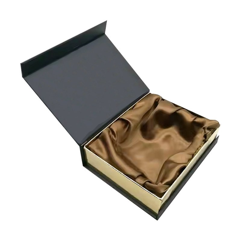 Custom Logo Silk Lining Color Cardboard Material Magnetic Folding Boxes Hair packaging Wig Box
