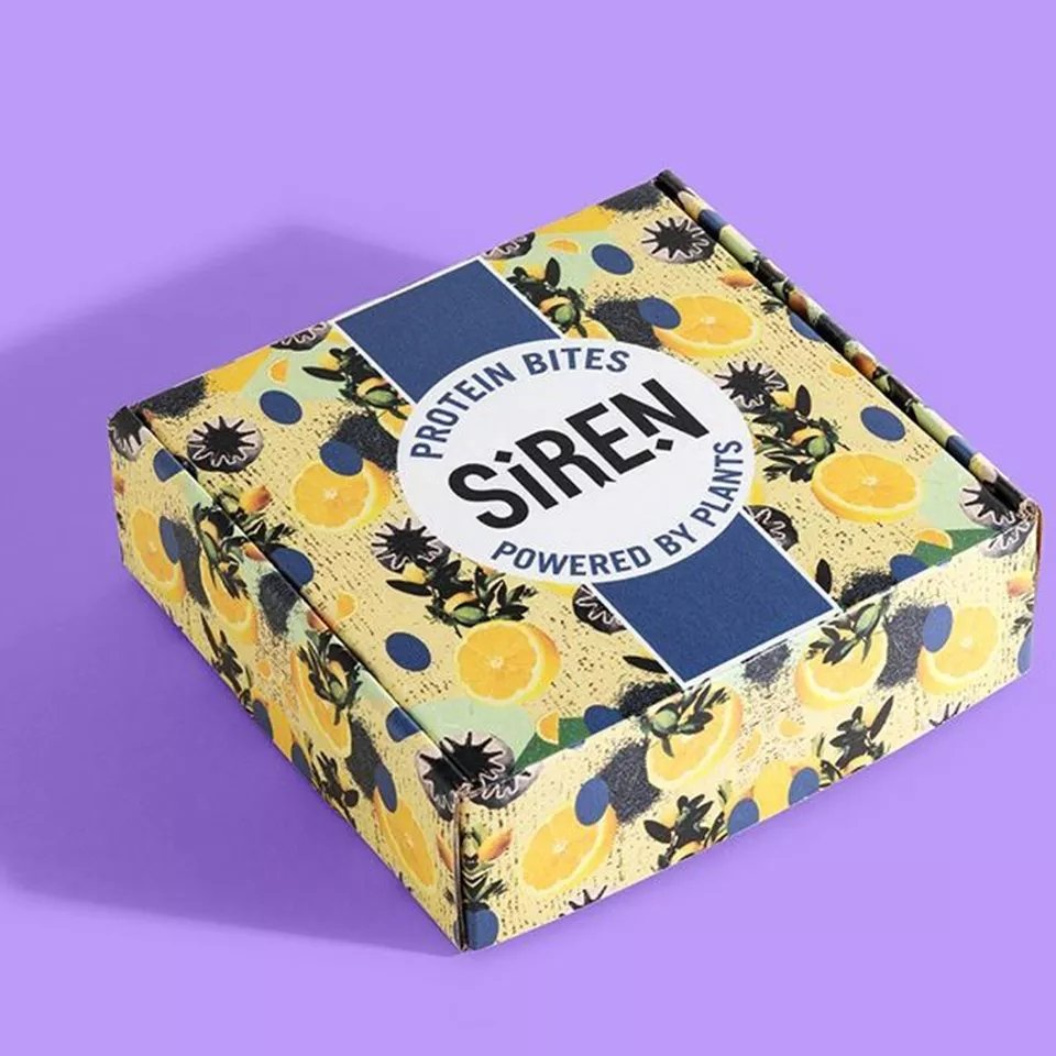 Custom Floral Printed Logo Corrugated Cardboard Packaging Mailer Shipping Paper Gift Box